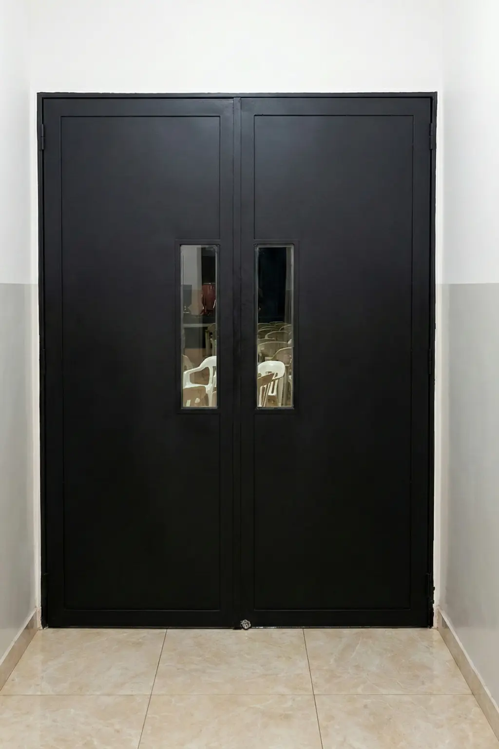 Porta Corta Fogo Dupla Saida Emergencia Avcb Ribeirao Preto